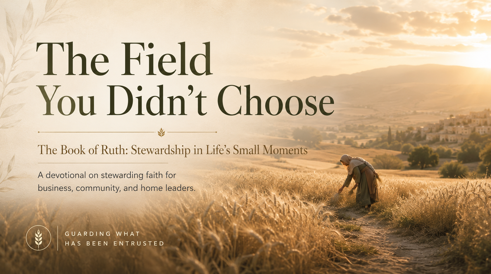 The Field You Didn’t Choose